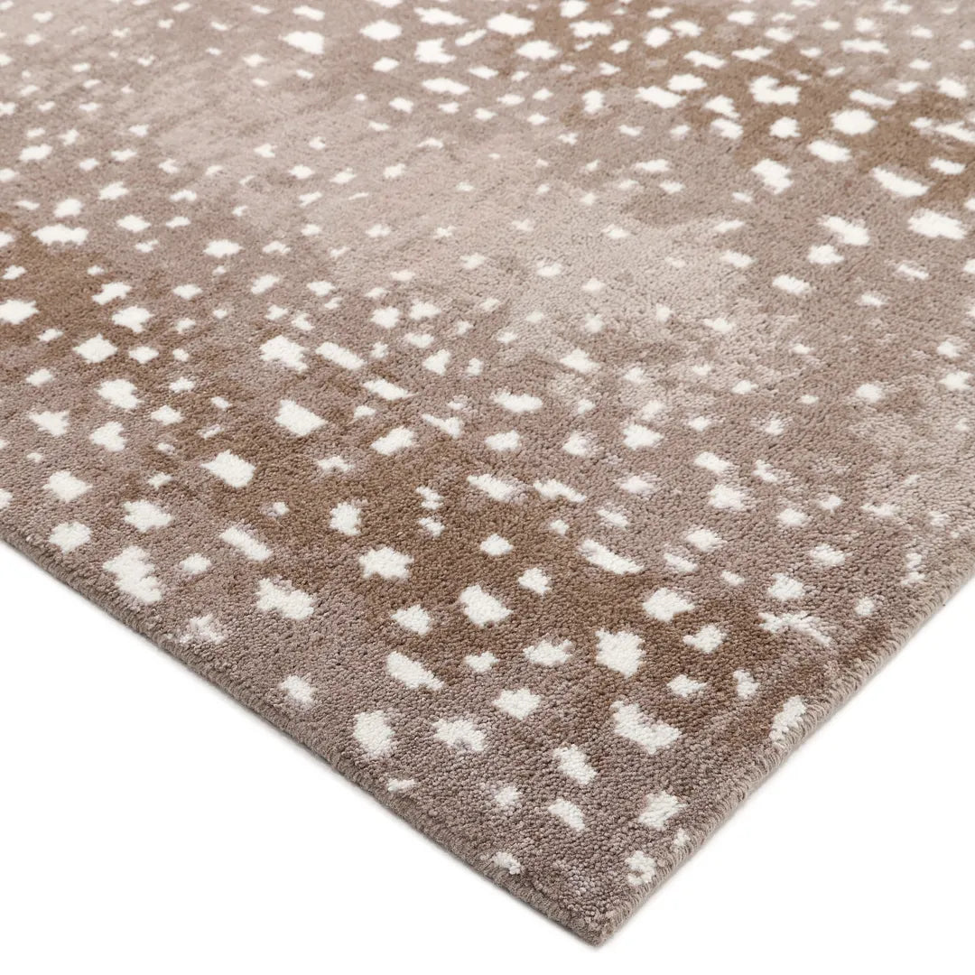 Solo Rugs - Louis Hand Knotted Contemporary Modern Animal Print Wool Black Area Rug -