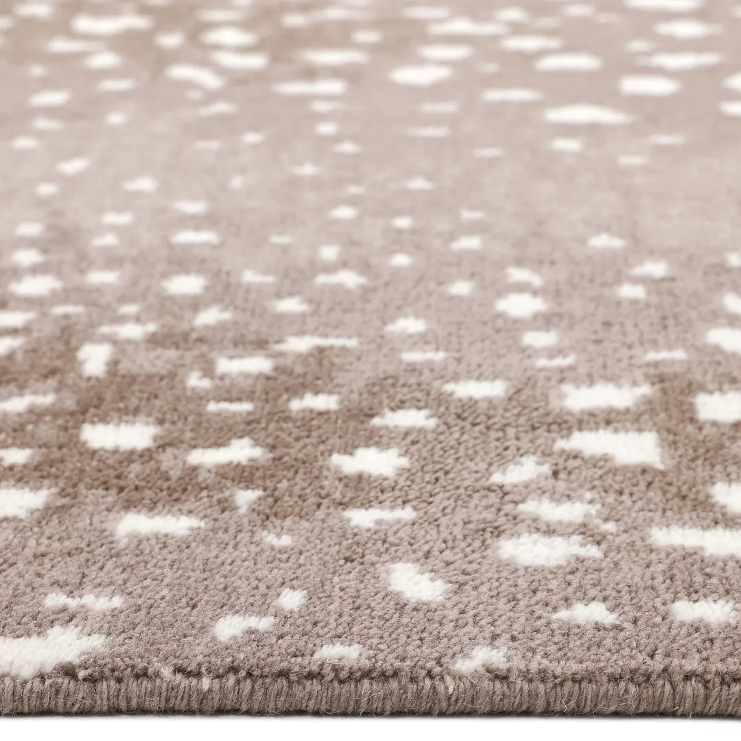Solo Rugs - Louis Hand Knotted Contemporary Modern Animal Print Wool Black Area Rug -