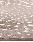 Solo Rugs - Louis Hand Knotted Contemporary Modern Animal Print Wool Black Area Rug -