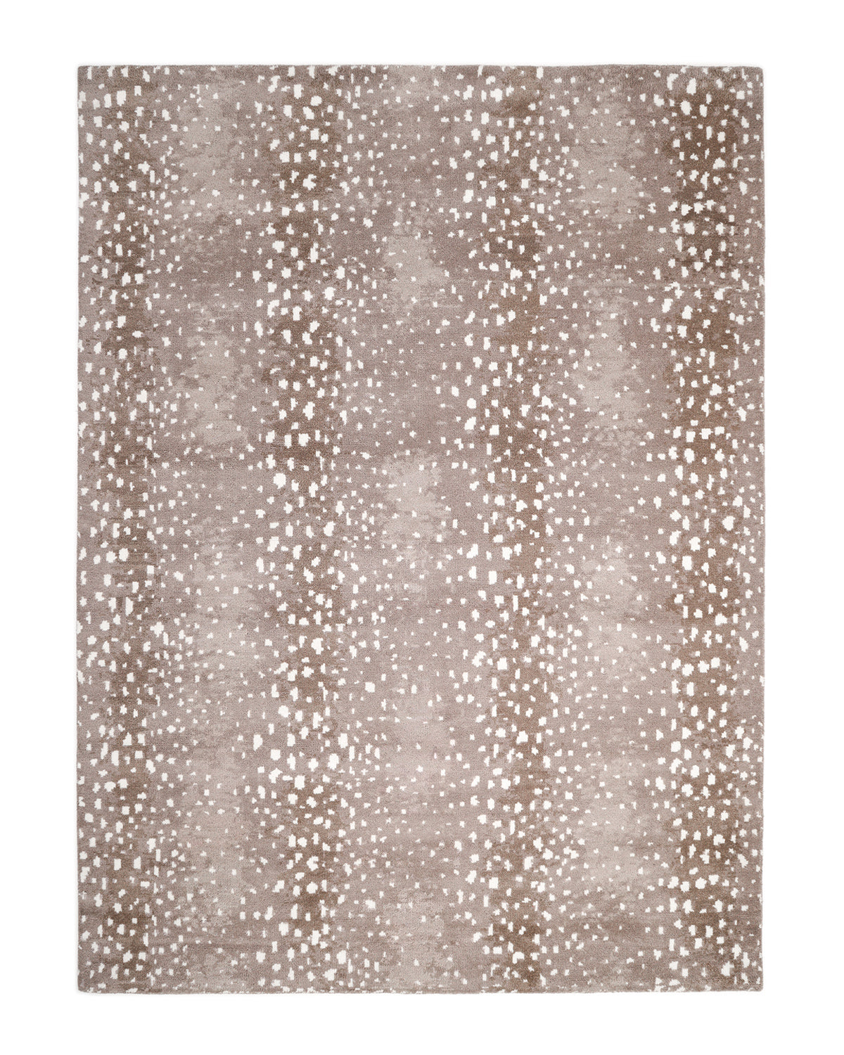 Solo Rugs - Louis Hand Knotted Contemporary Modern Animal Print Wool Black Area Rug - 5X8 Beige Modern - Contemporary