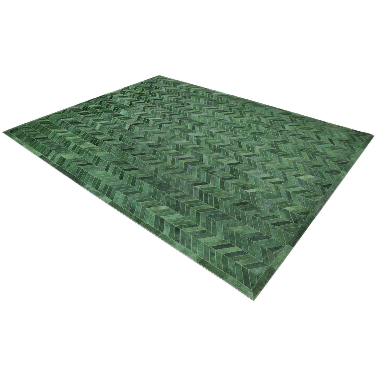 Solo Rugs - Meir Handmade Contemporary Cowhide Area Rug -