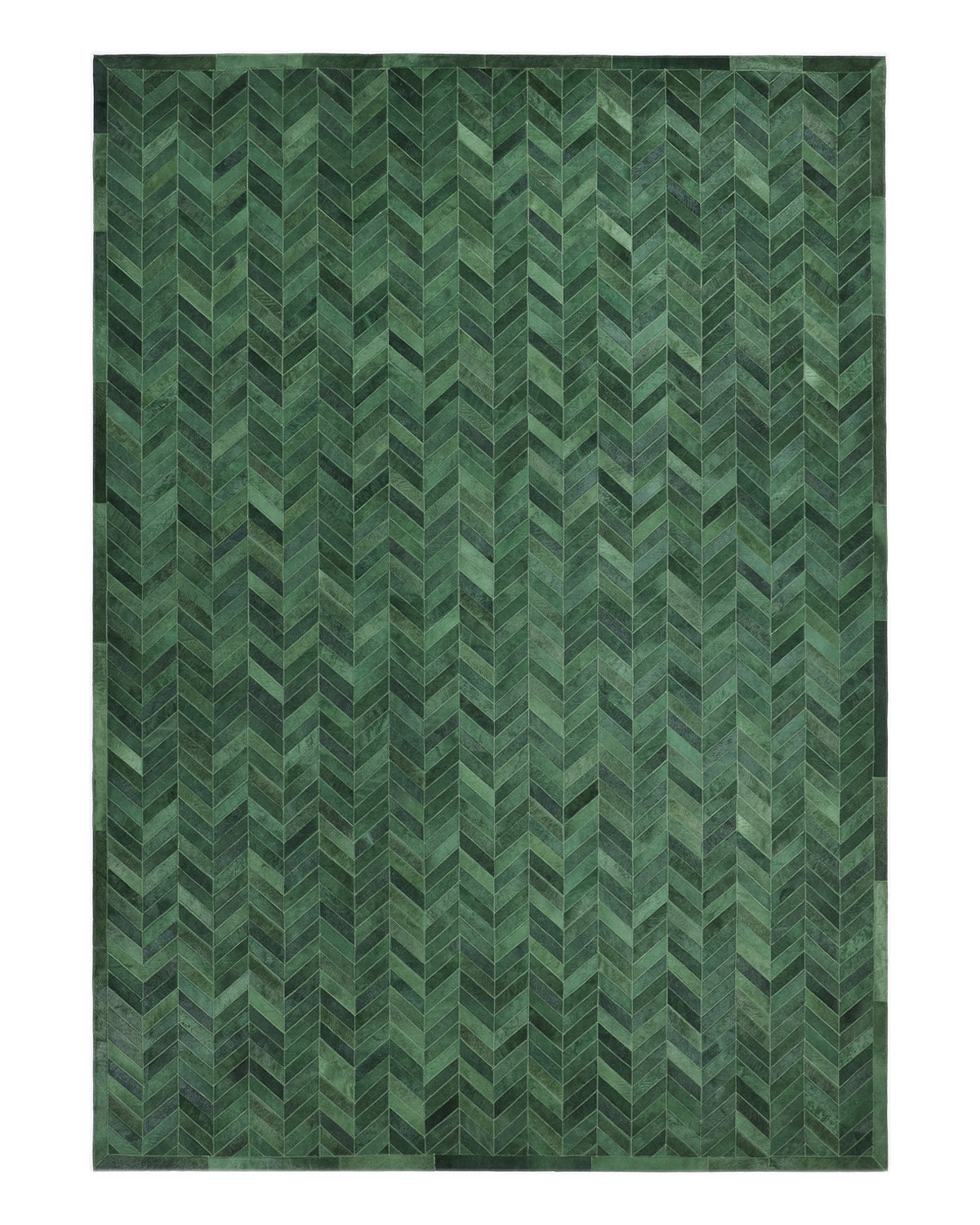 Solo Rugs - Meir Handmade Contemporary Cowhide Area Rug -