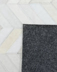 Solo Rugs - Meir Handmade Contemporary Cowhide Area Rug -