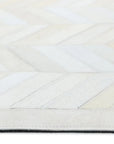 Solo Rugs - Meir Handmade Contemporary Cowhide Area Rug -