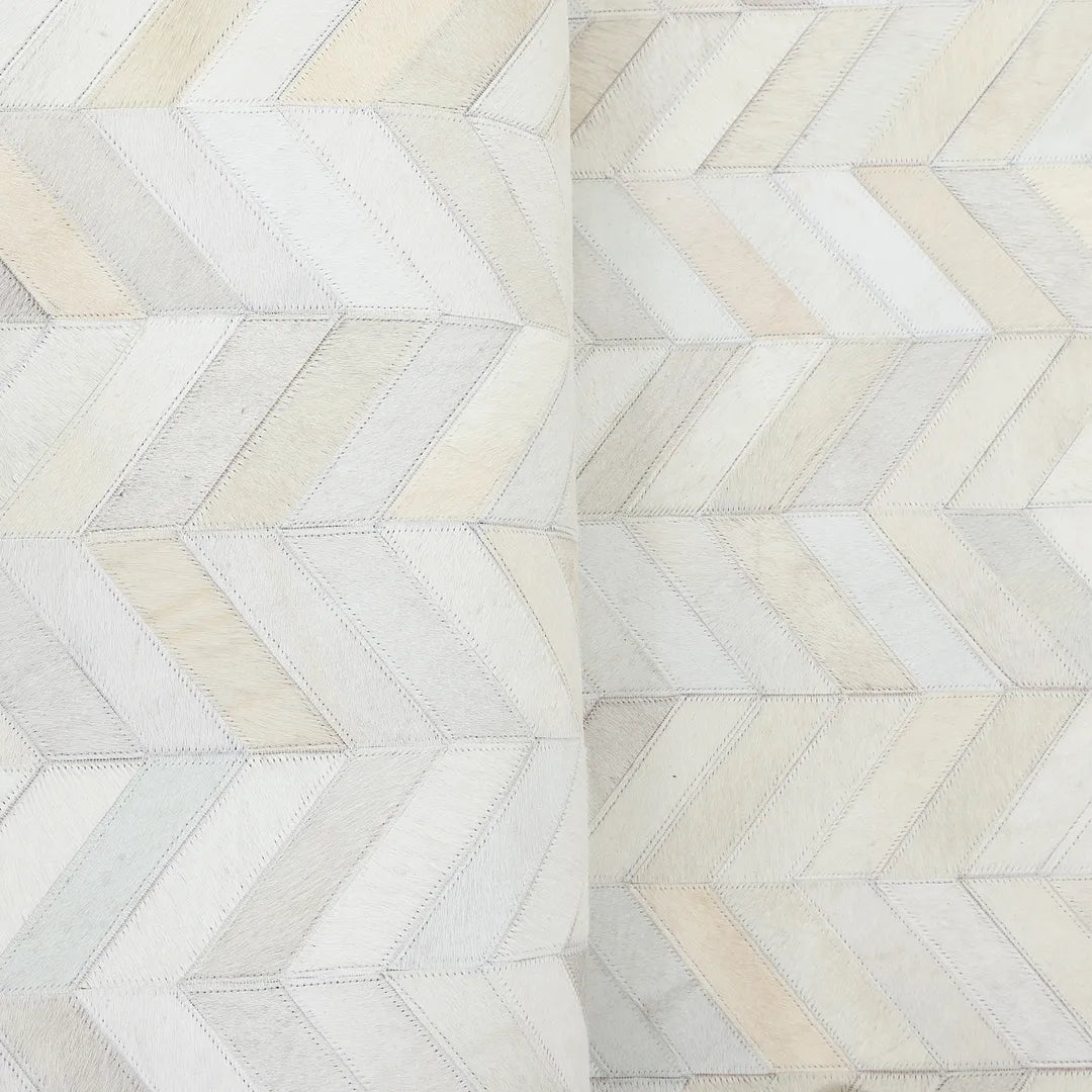 Solo Rugs - Meir Handmade Contemporary Cowhide Area Rug -