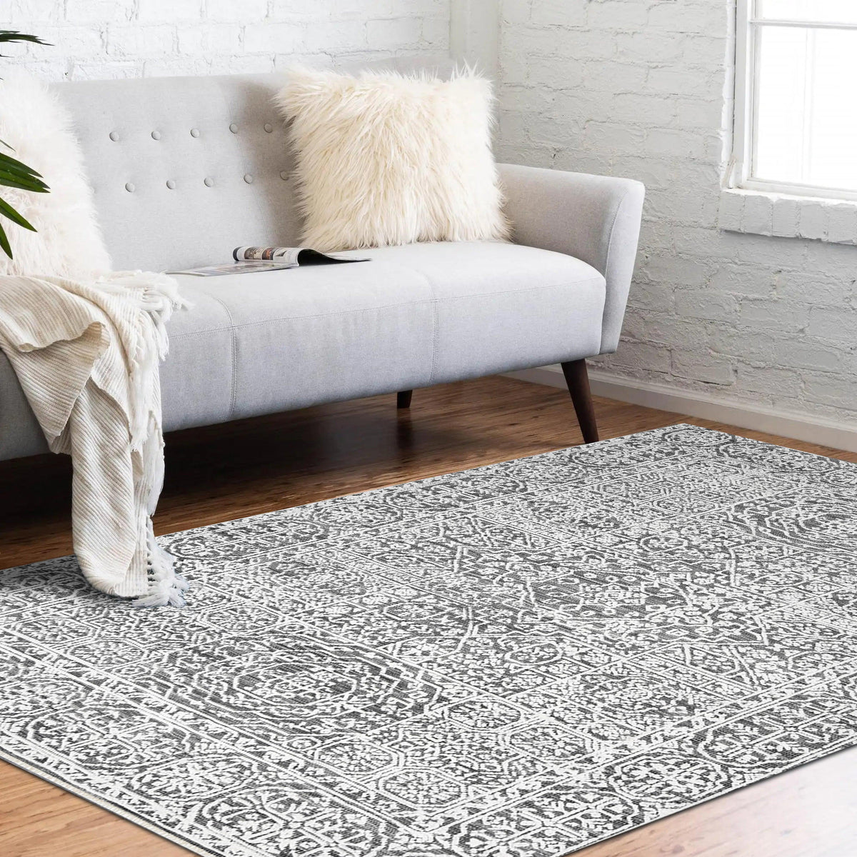 Solo Rugs - Charles Hand Loomed Contemporary Transitional Area Rug -