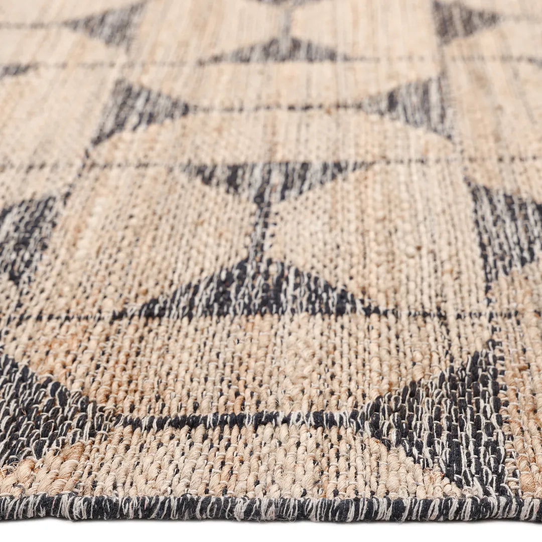 Solo Rugs - Elle Hand Woven Contemporary Transitional Jute Runner -