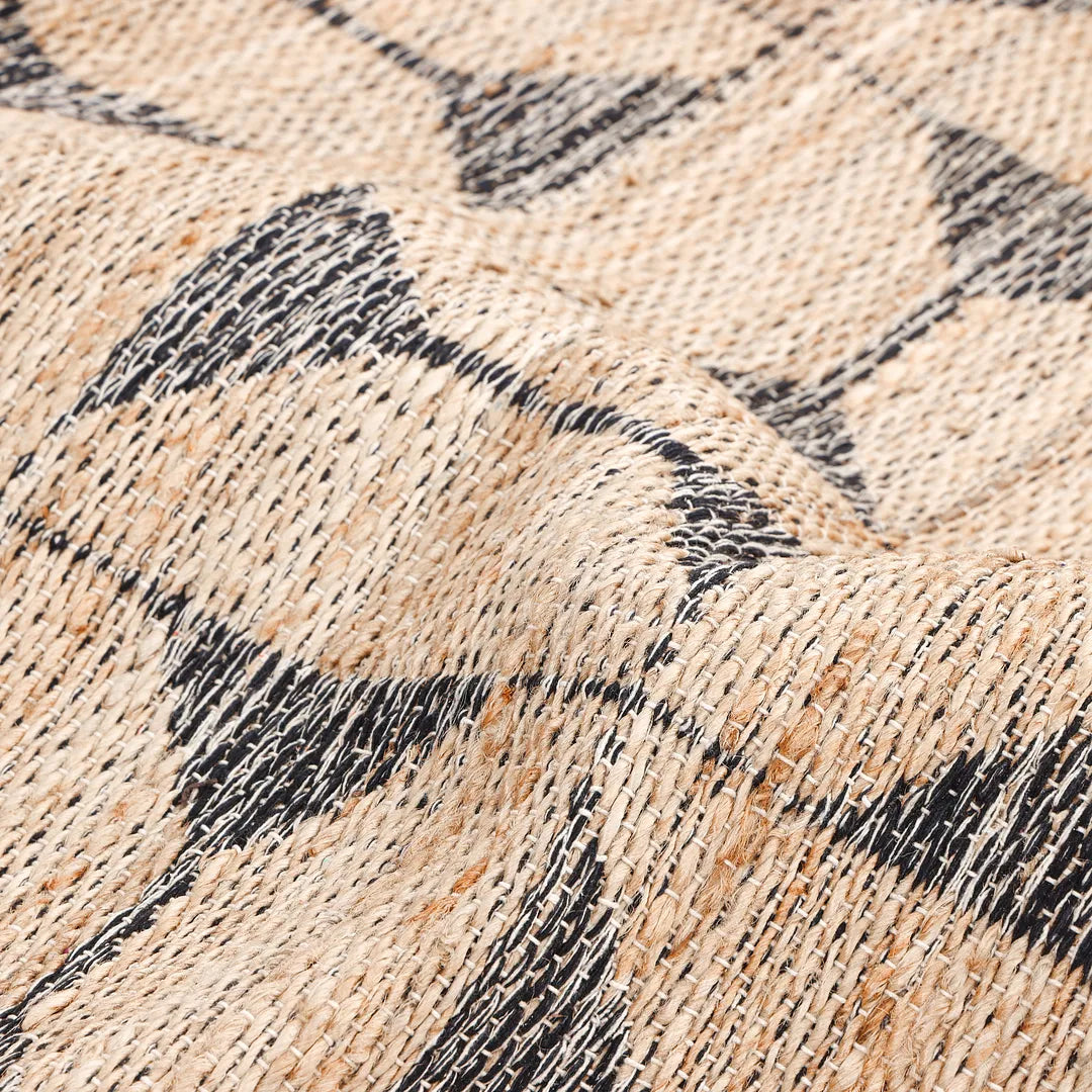 Solo Rugs - Elle Hand Woven Contemporary Transitional Jute Runner -