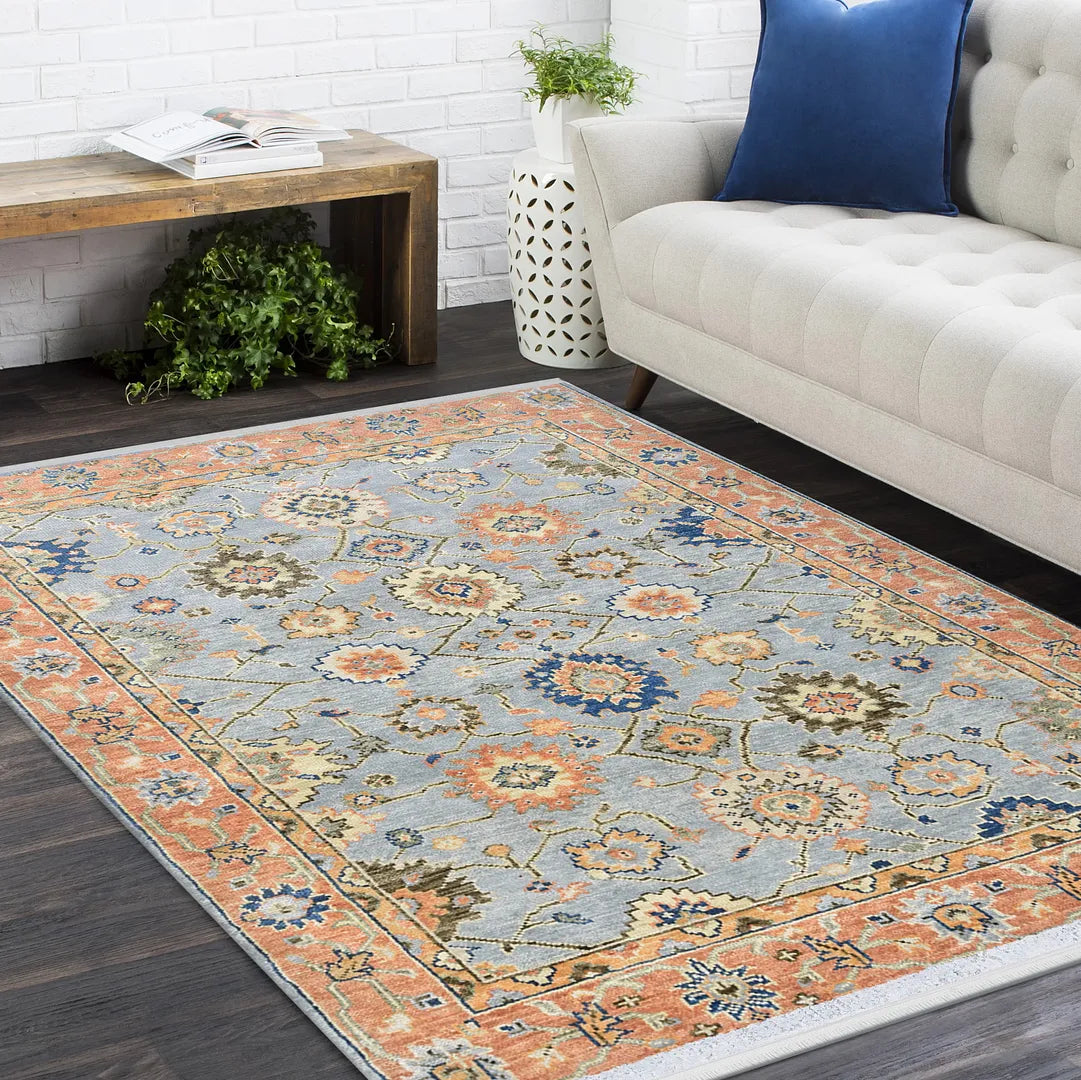 Solo Rugs - Liza Hand Knotted Contemporary Transitional Area Rug -