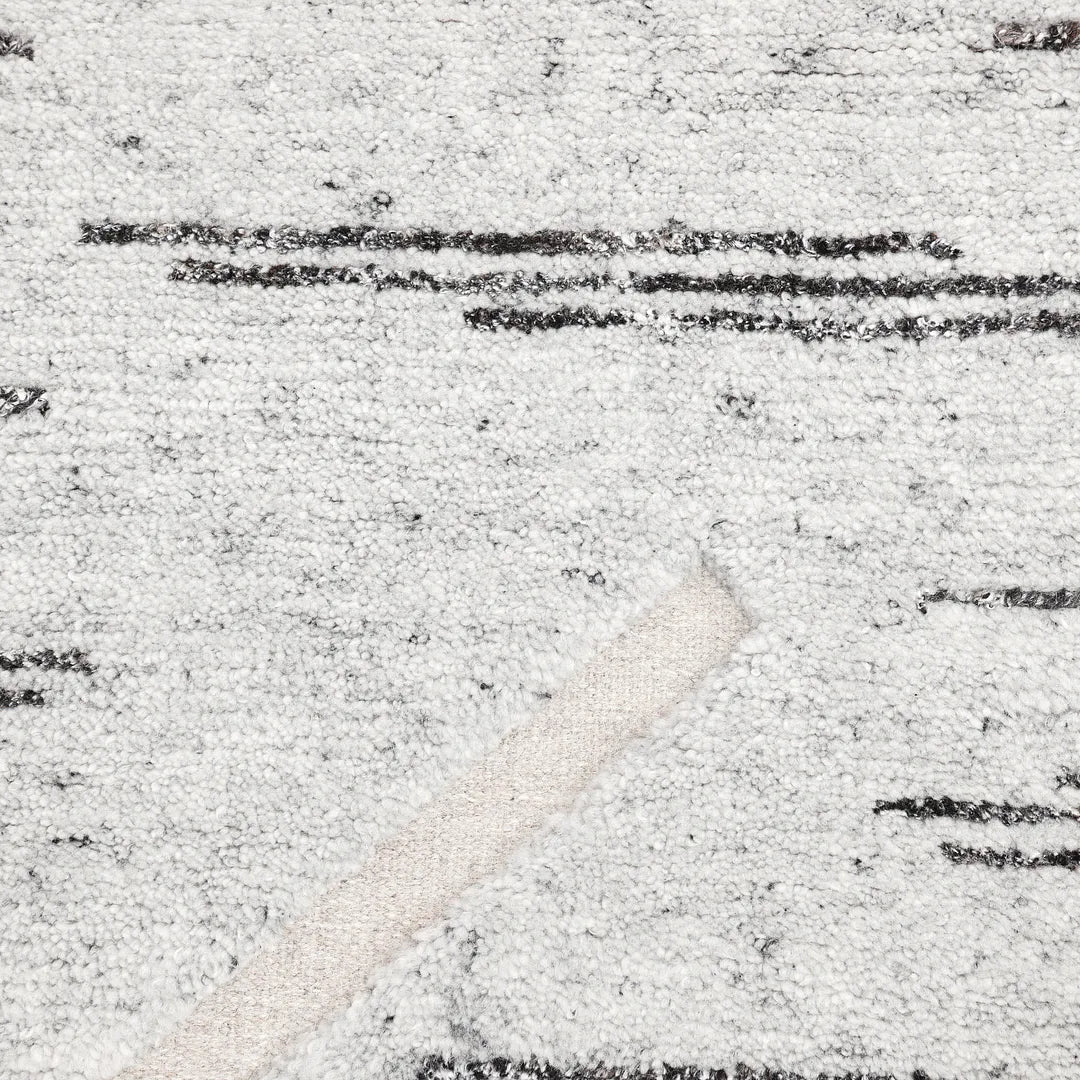Solo Rugs - Chelsea Hand Knotted Contemporary Modern Light Gray Area Rug -