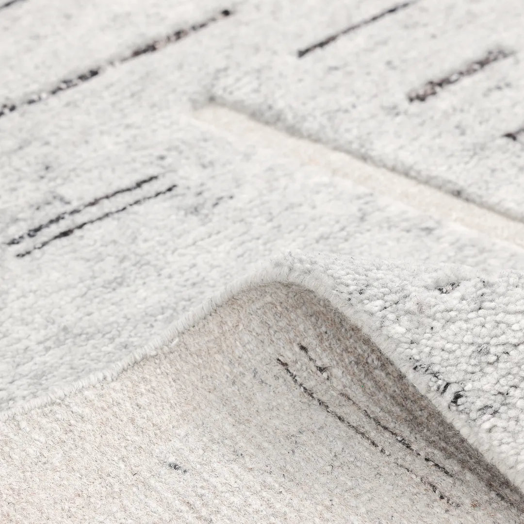 Solo Rugs - Chelsea Hand Knotted Contemporary Modern Light Gray Area Rug -