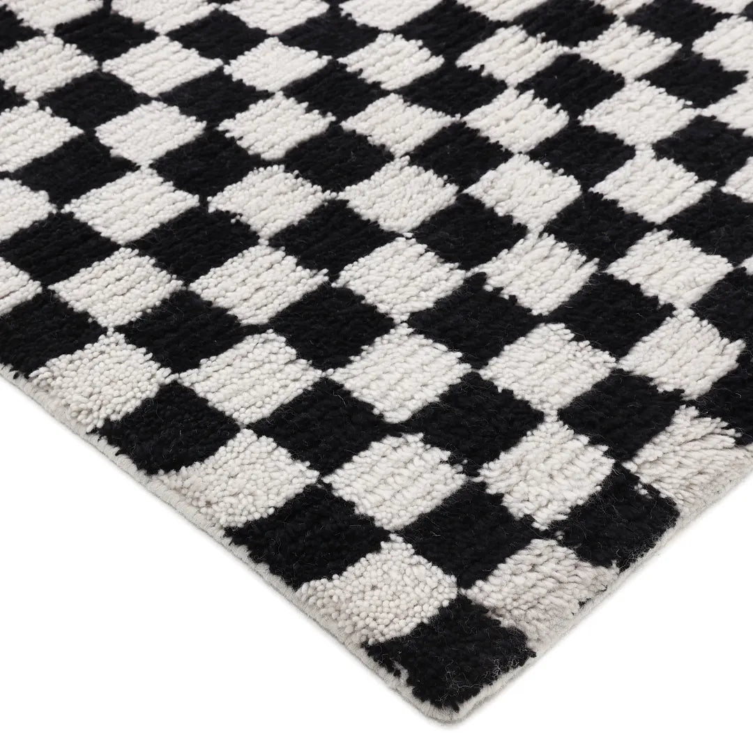 Solo Rugs - Stamford Hand Knotted Modern - Contemporary Black Area Rug -