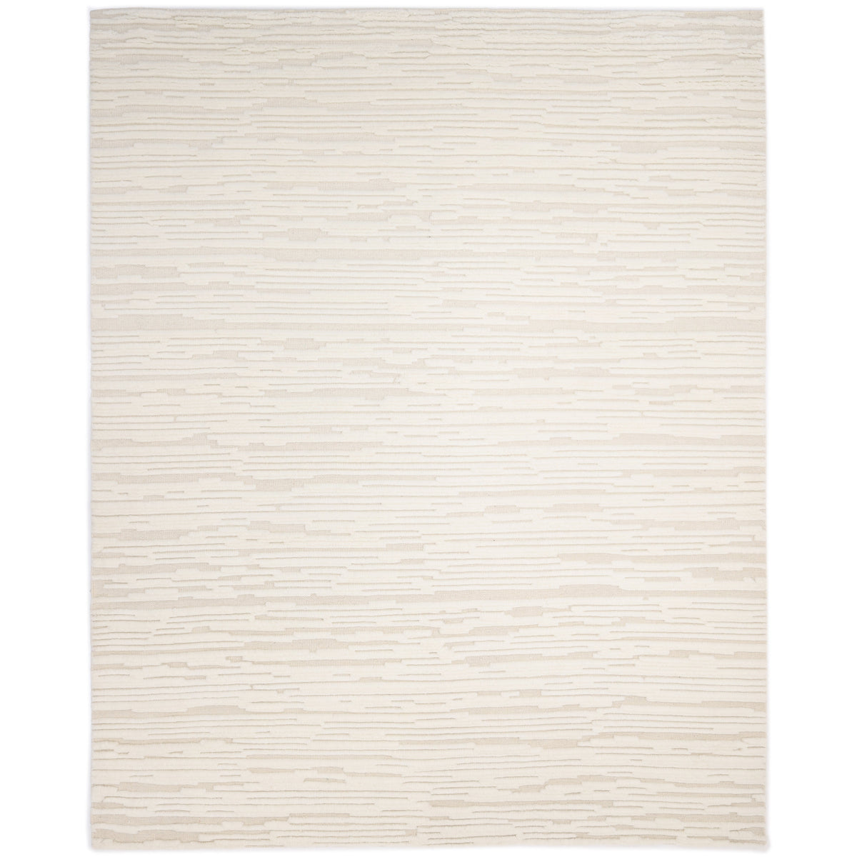 Solo Rugs - Perth Hand Knotted Area Rug - 3X5 Ivory Modern - Contemporary
