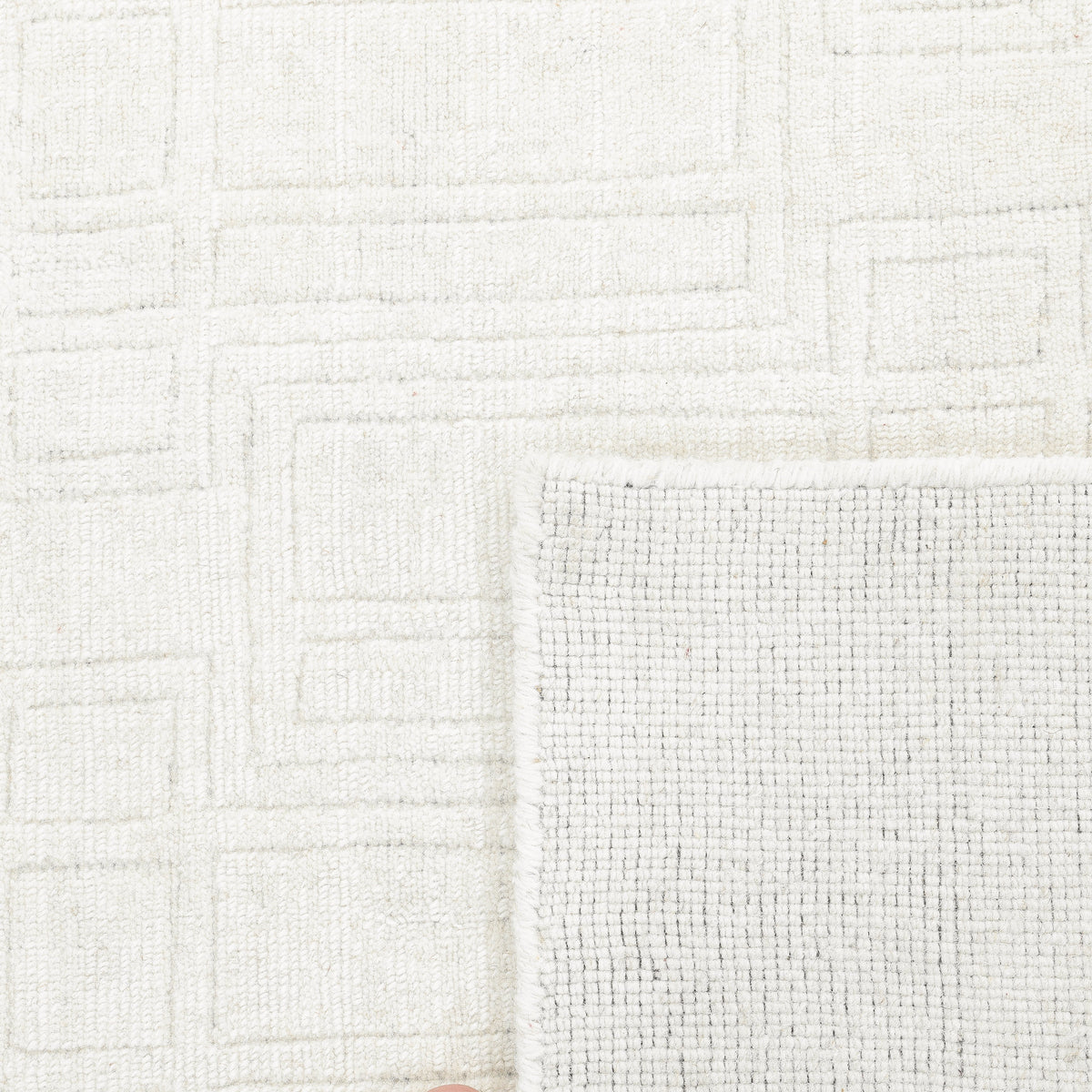 Solo Rugs - Sterling Hand Knotted Solid Area Rug -