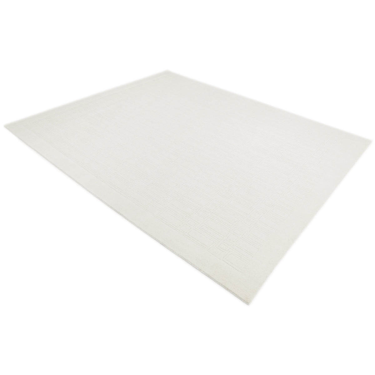 Solo Rugs - Sterling Hand Knotted Solid Area Rug -