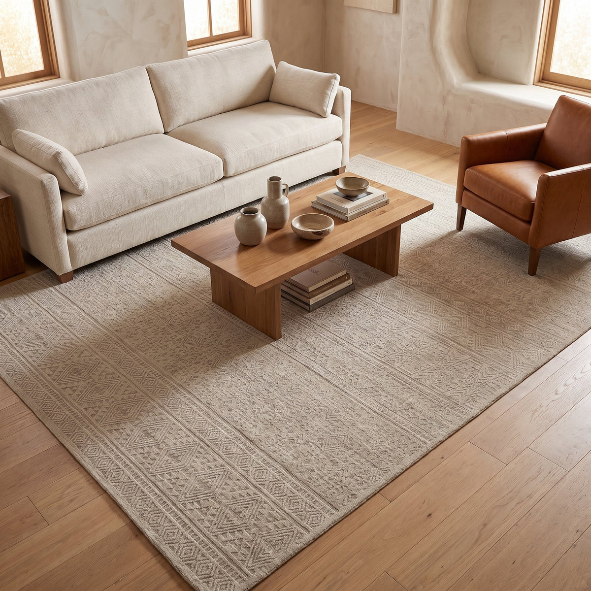 Solo Rugs - Fallkirk Hand Loomed Area Rug -