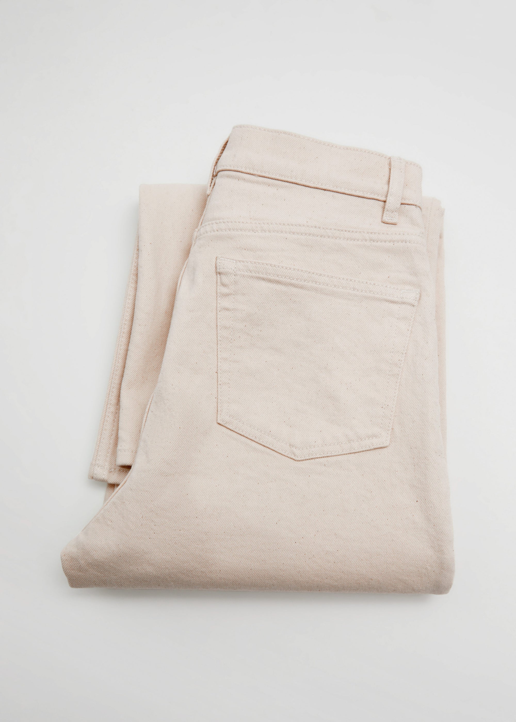 & Other Stories - Wide Cut Crop - Beige -