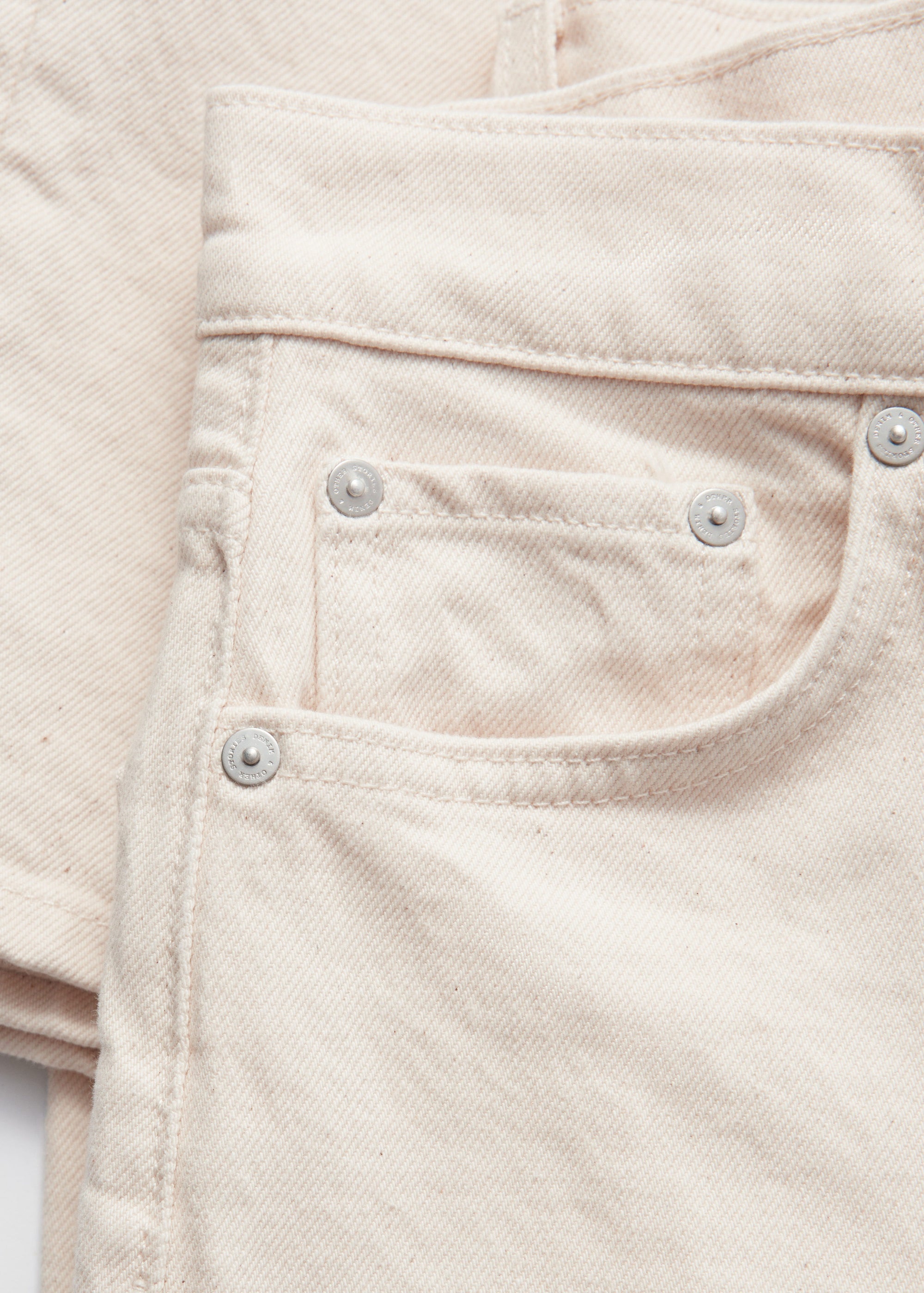 & Other Stories - Wide Cut Crop - Beige -