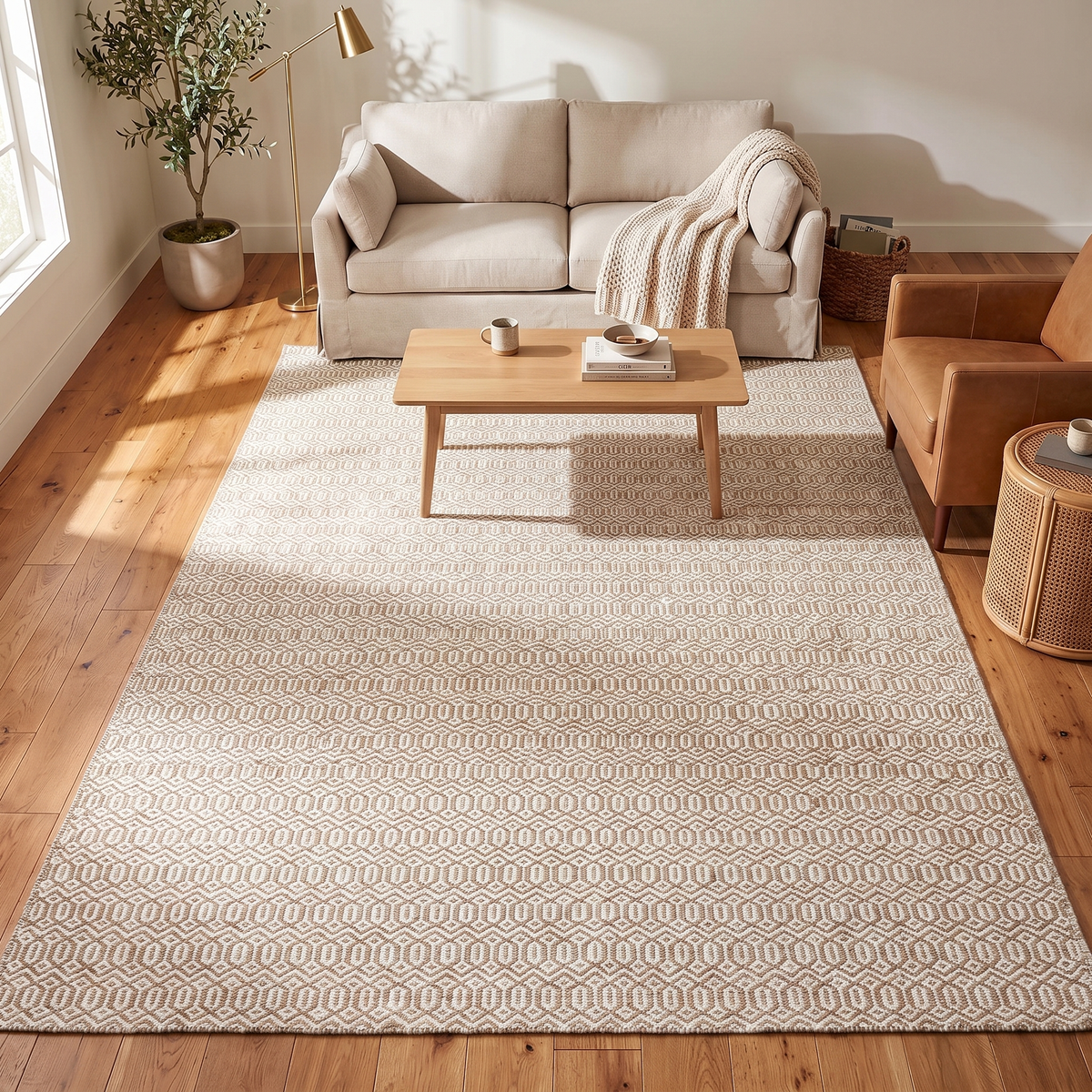 Solo Rugs - Chatham Hand Woven Contemporary Flatweave Area Rug -