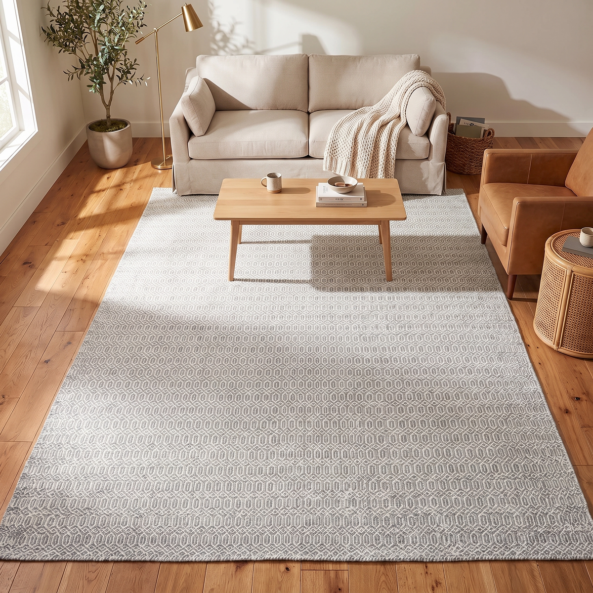 Solo Rugs - Chatham Hand Woven Contemporary Flatweave Area Rug -
