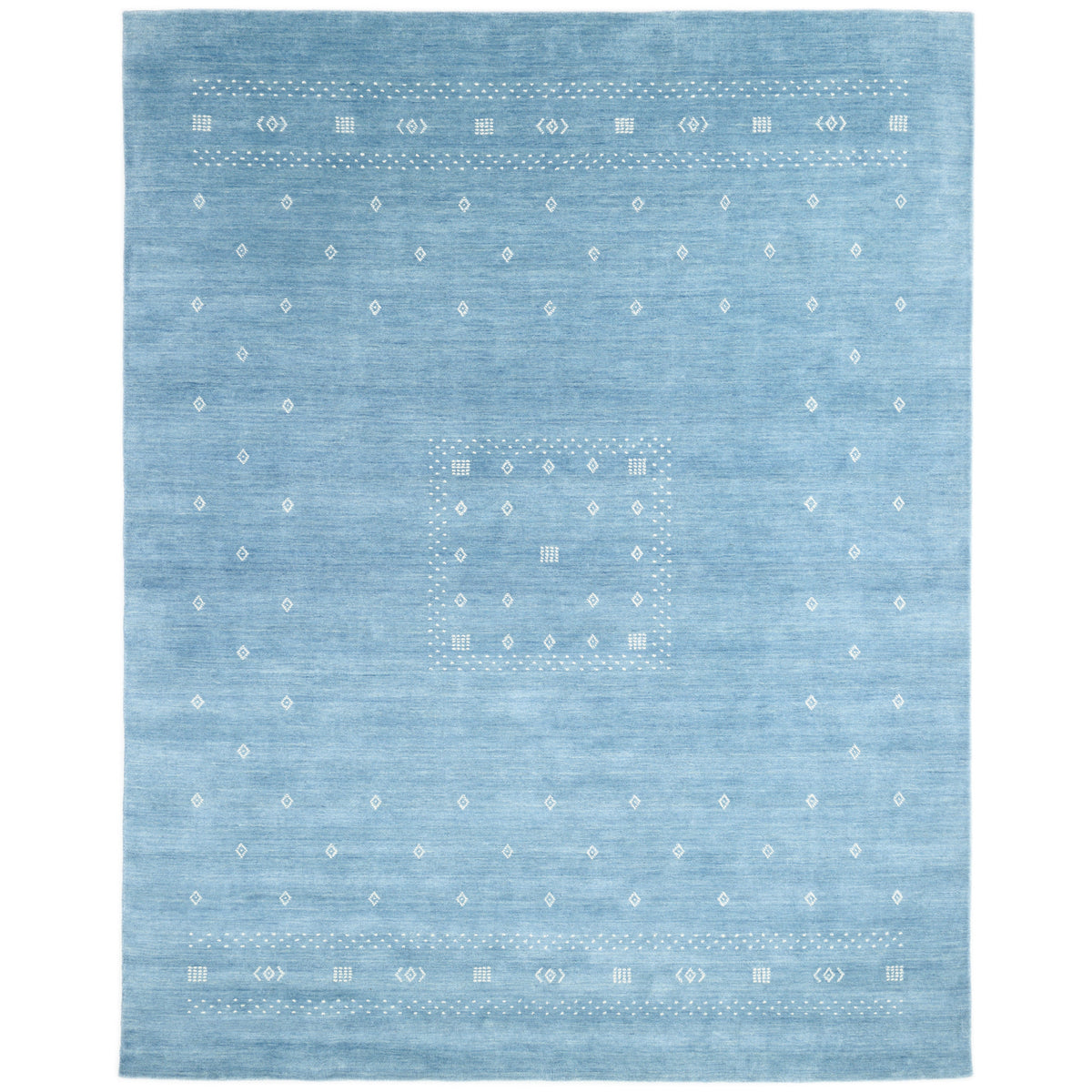 Solo Rugs - Simi Kids Hand Loomed Tribal Area Rug - 3X5 Baby Blue Tribal