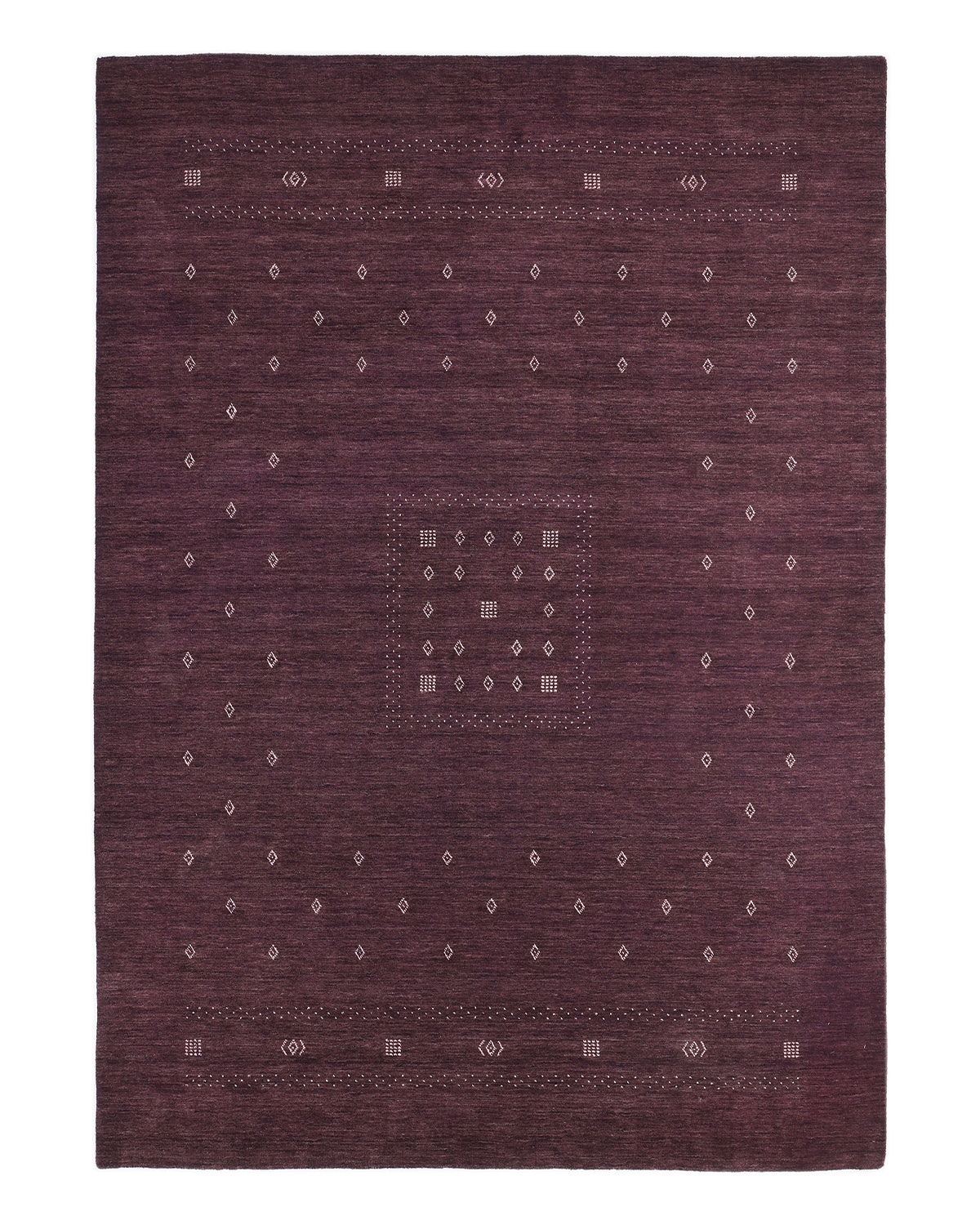 Solo Rugs - Simi Hand Loomed Bohemian Gabbeh Area Rug -