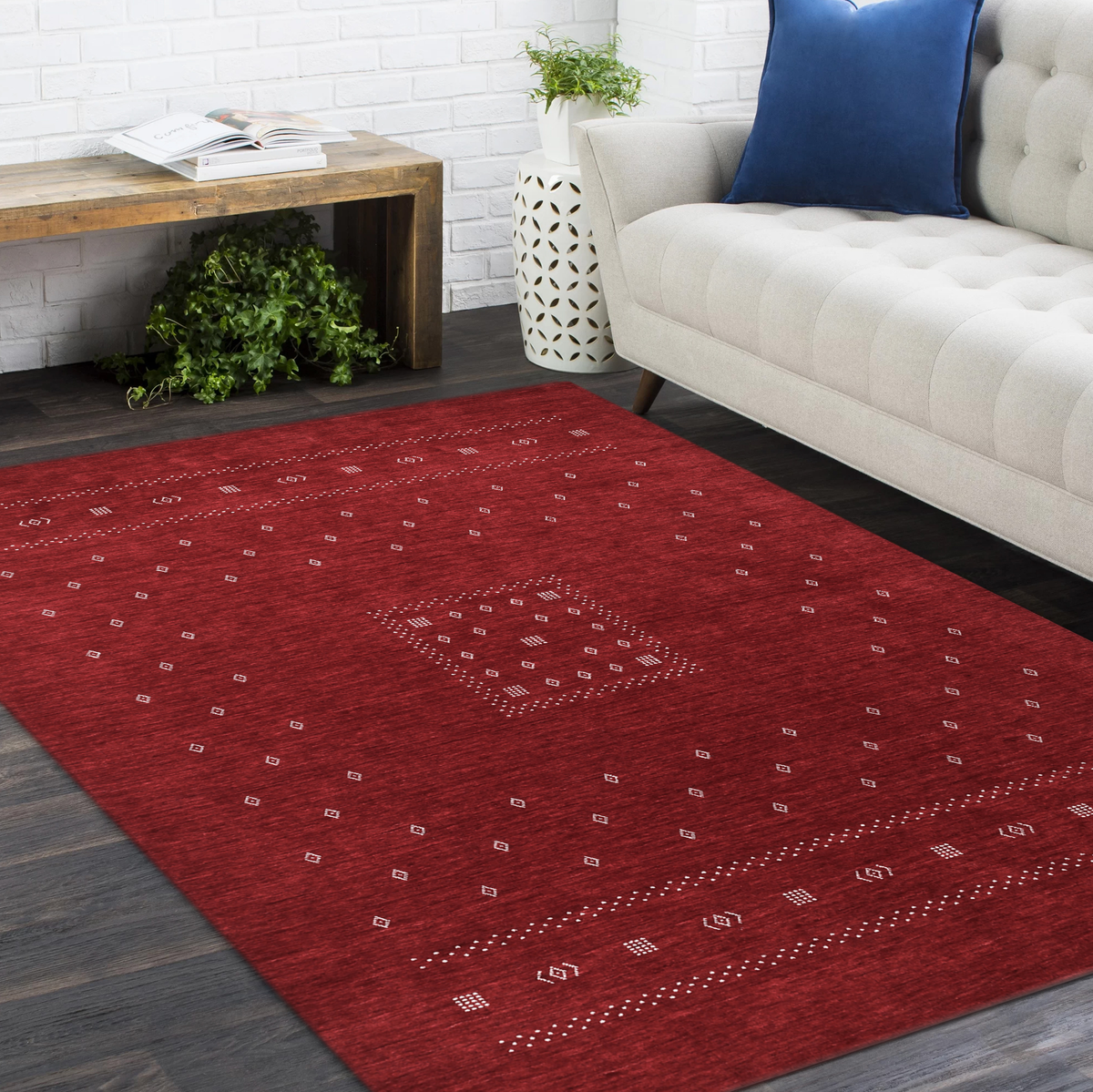 Solo Rugs - Simi Kids Hand Loomed Tribal Area Rug -