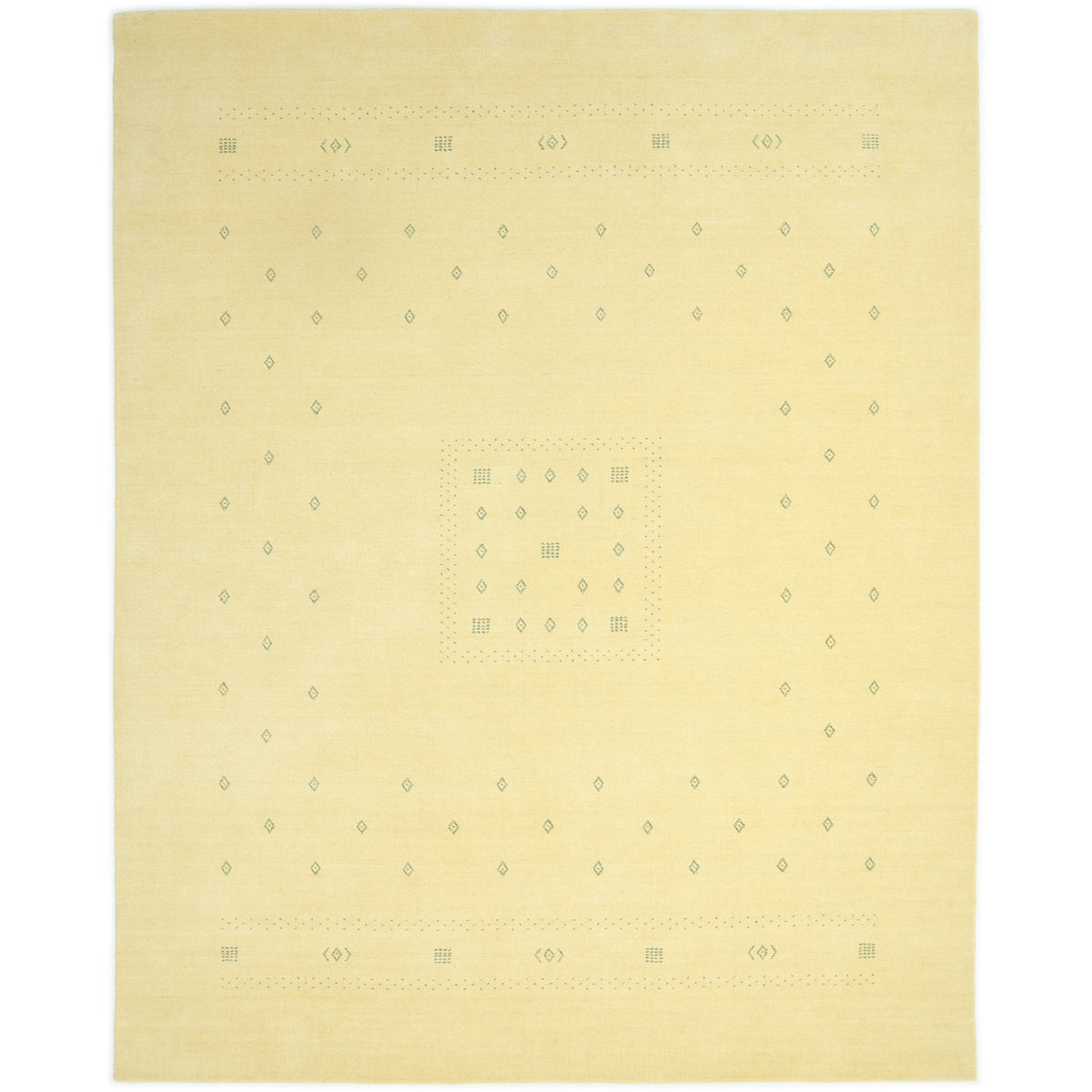 Solo Rugs - Simi Kids Hand Loomed Tribal Area Rug - Yellow Tribal