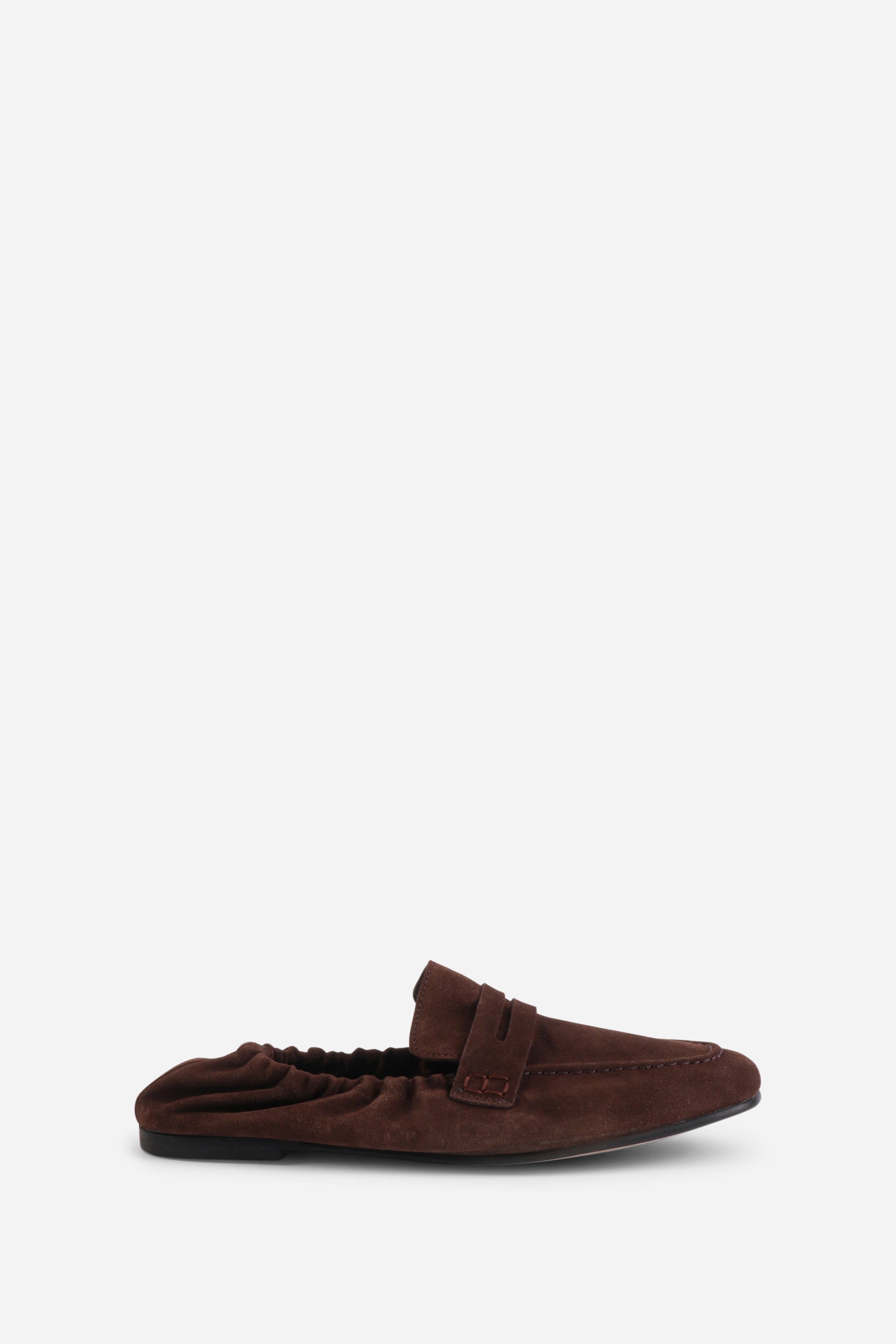 Intentionally Blank - Sail Ruched Suede Loafer -
