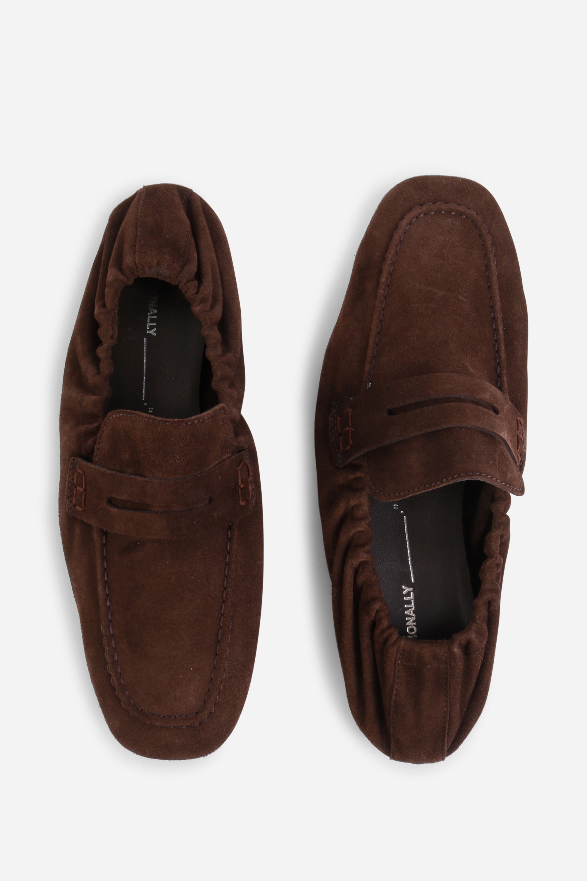 Intentionally Blank - Sail Ruched Suede Loafer -