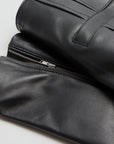& Other Stories - Carbon Leather Trousers - Black -