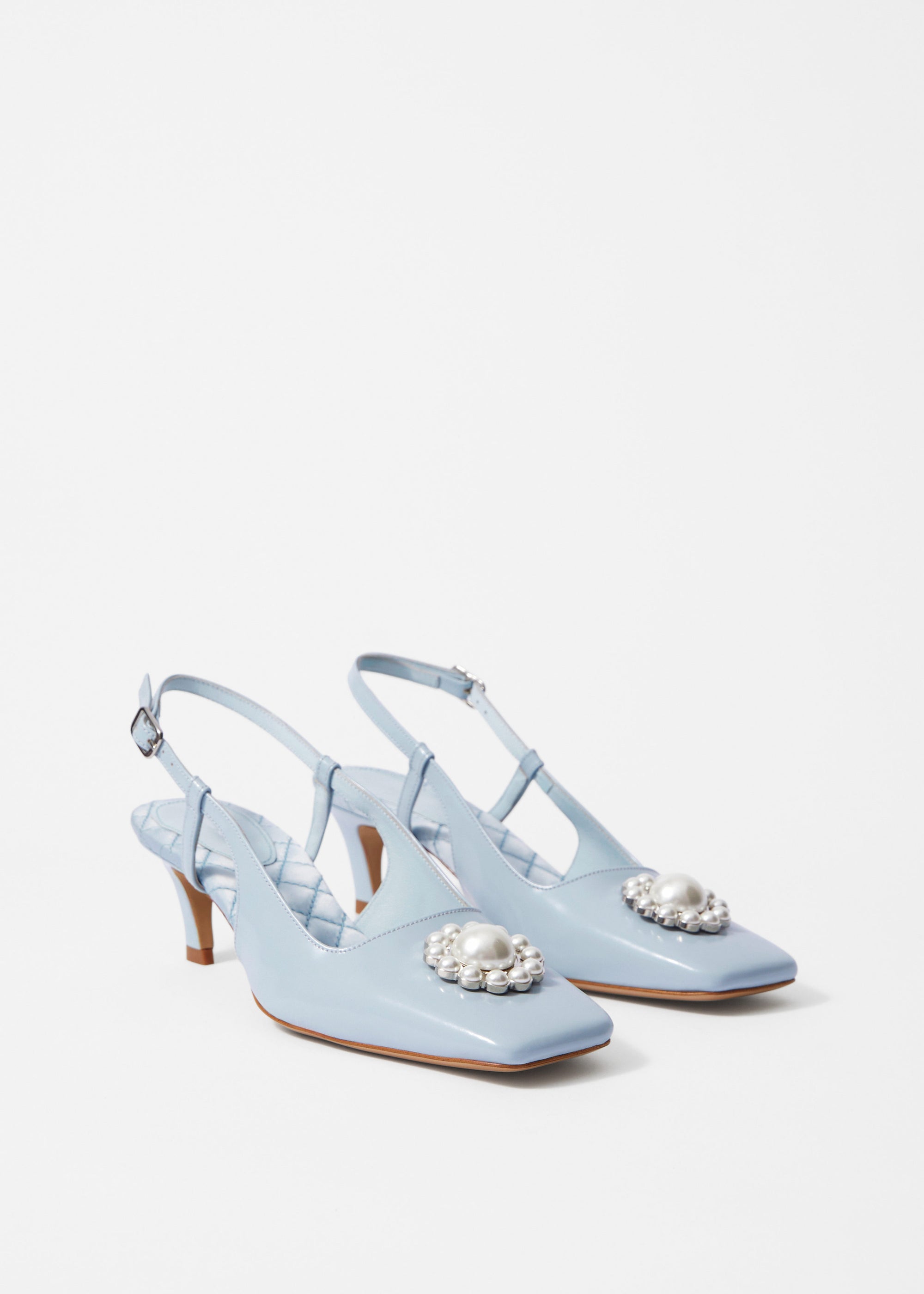 & Other Stories - Missy Slingback Pump - Turquoise -