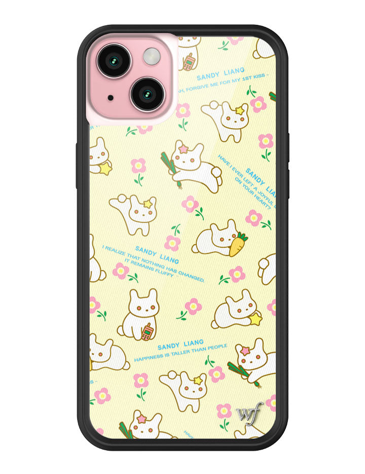 Wildflower - Sandy Liang Bunny Gift Wrap iPhone Case - iPhone 15 Plus