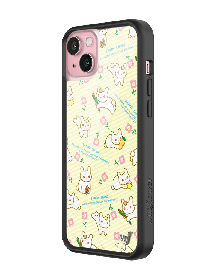 Wildflower - Sandy Liang Bunny Gift Wrap iPhone Case -