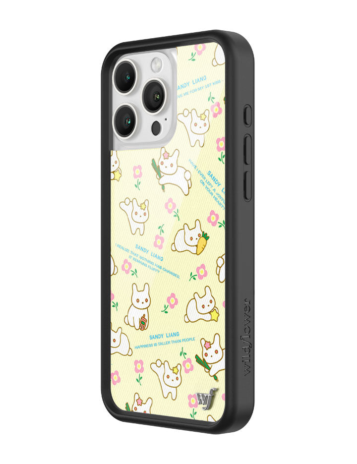 Wildflower - Sandy Liang Bunny Gift Wrap iPhone Case -
