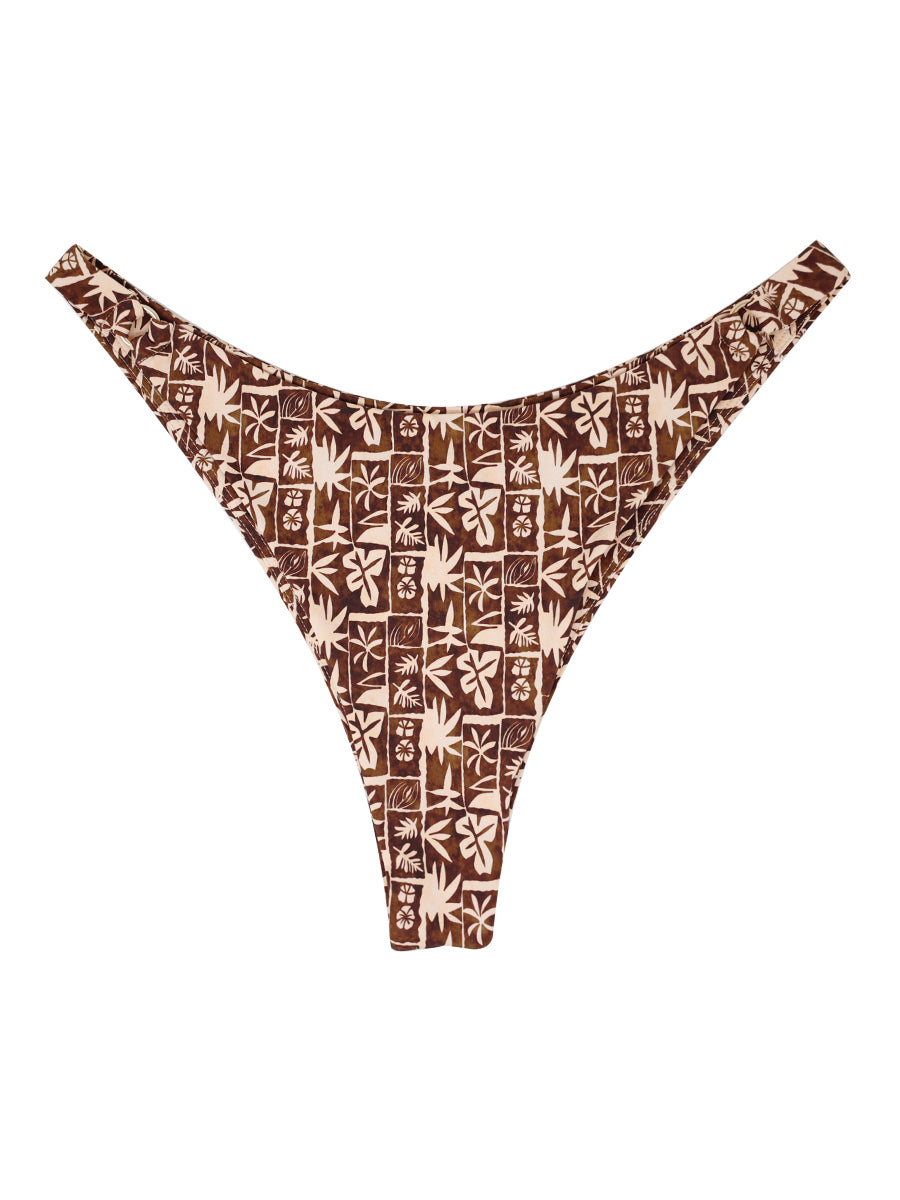 Serei Swim - SELENA bottoms - Brown Tropic -