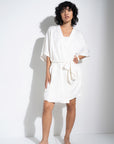 Be Idle - The Short Robe - White -