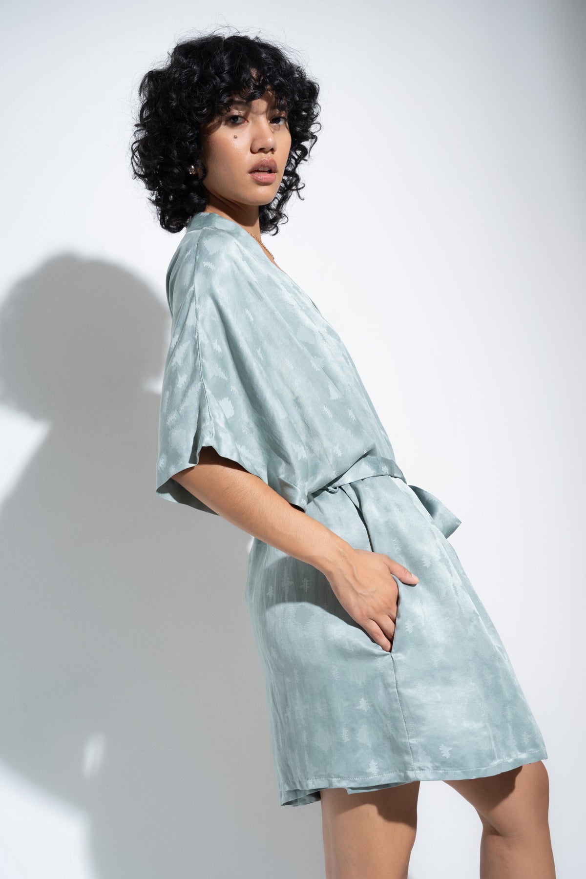 The Short Robe - Mint
