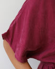 The Short Robe - Plum