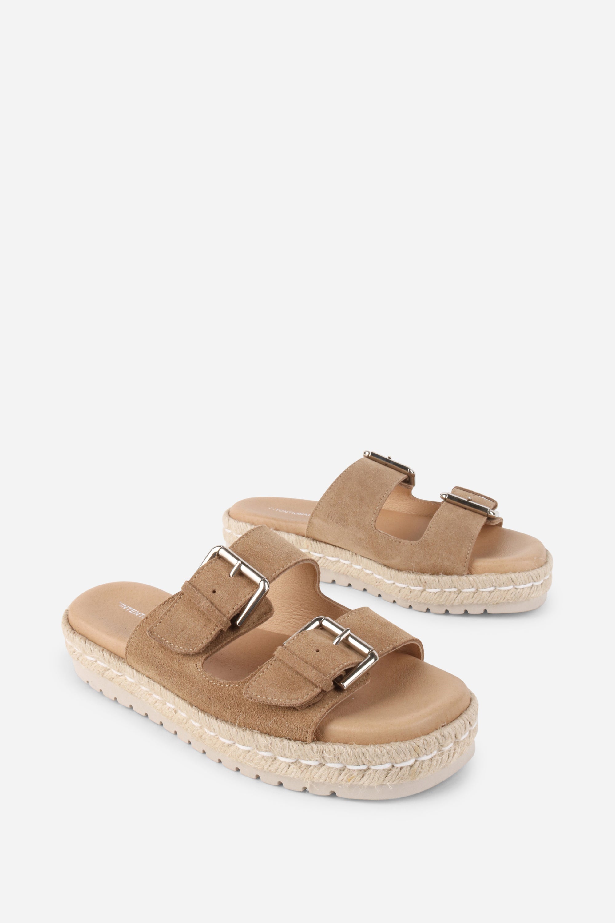 Intentionally Blank - Simmer Flatform Sandal - TAUPE SUEDE