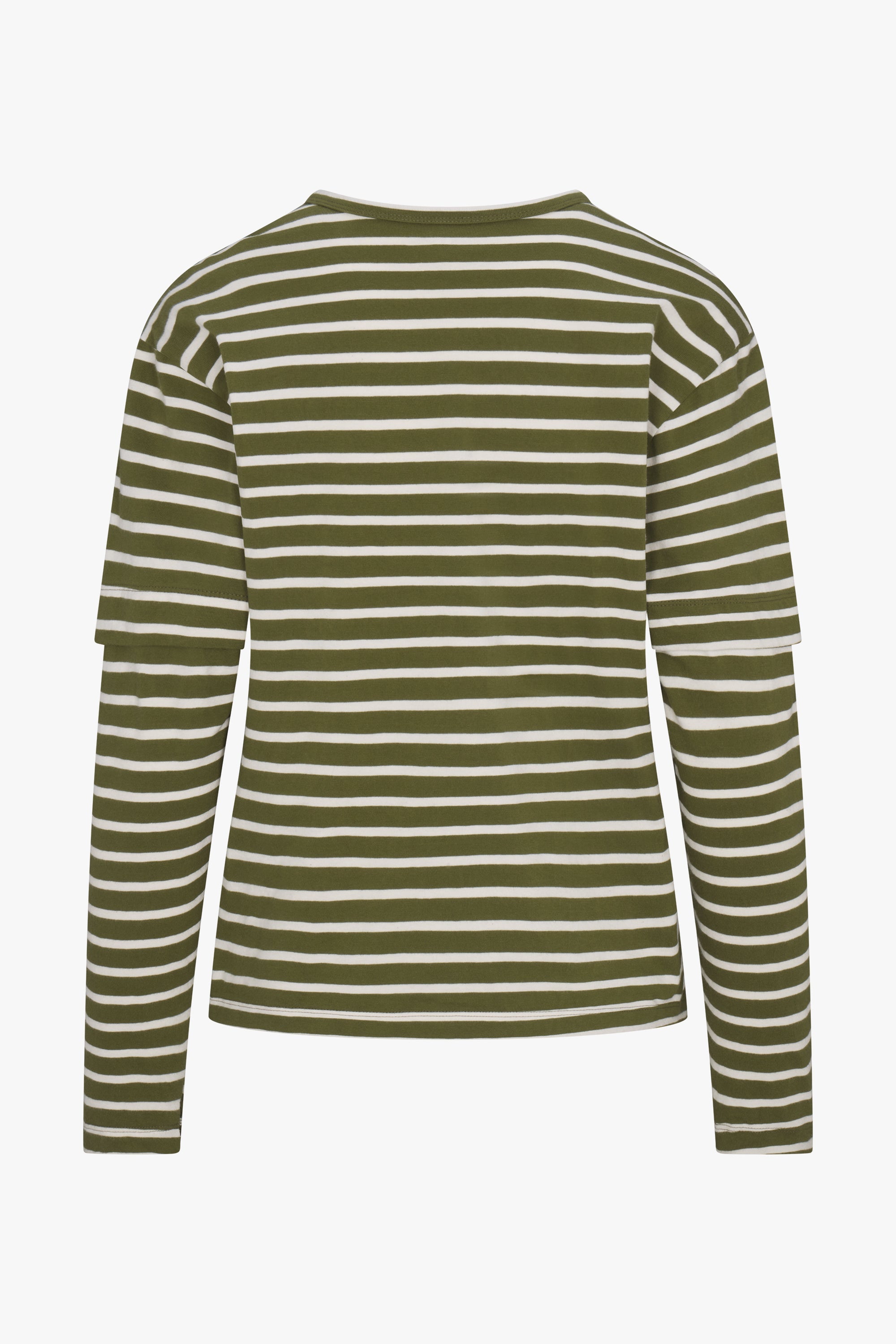 Rat Boi - Skate Long Sleeve - Olive Stripe -