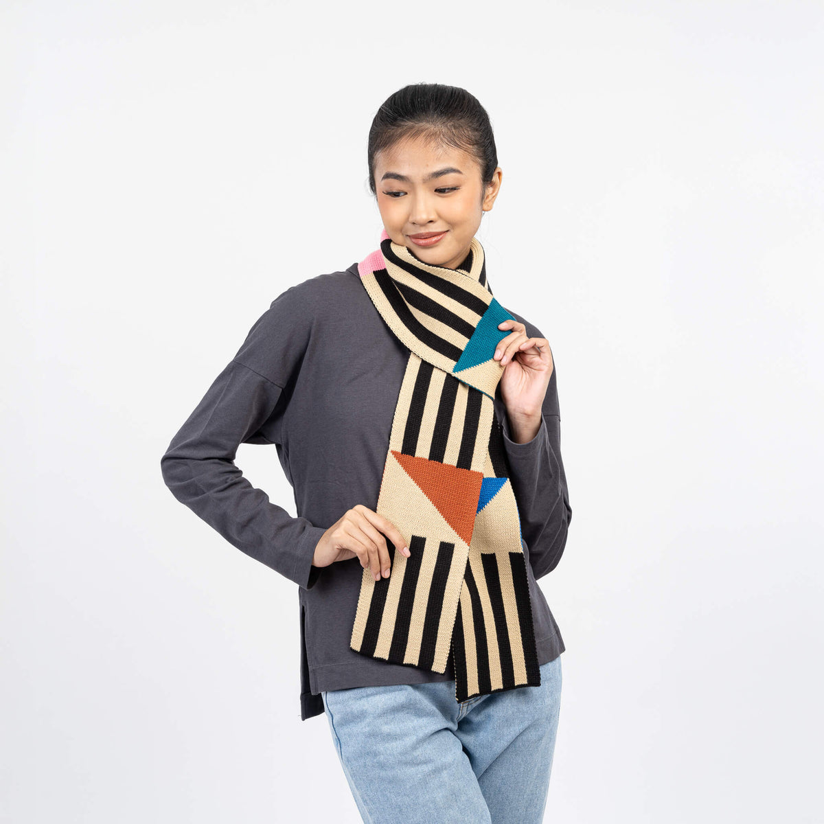 Verloop - Sailboat Skinny Scarf -