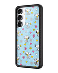 Wildflower Galaxy S25 case Plus Madhappy x Peanuts Collab Blue Cute