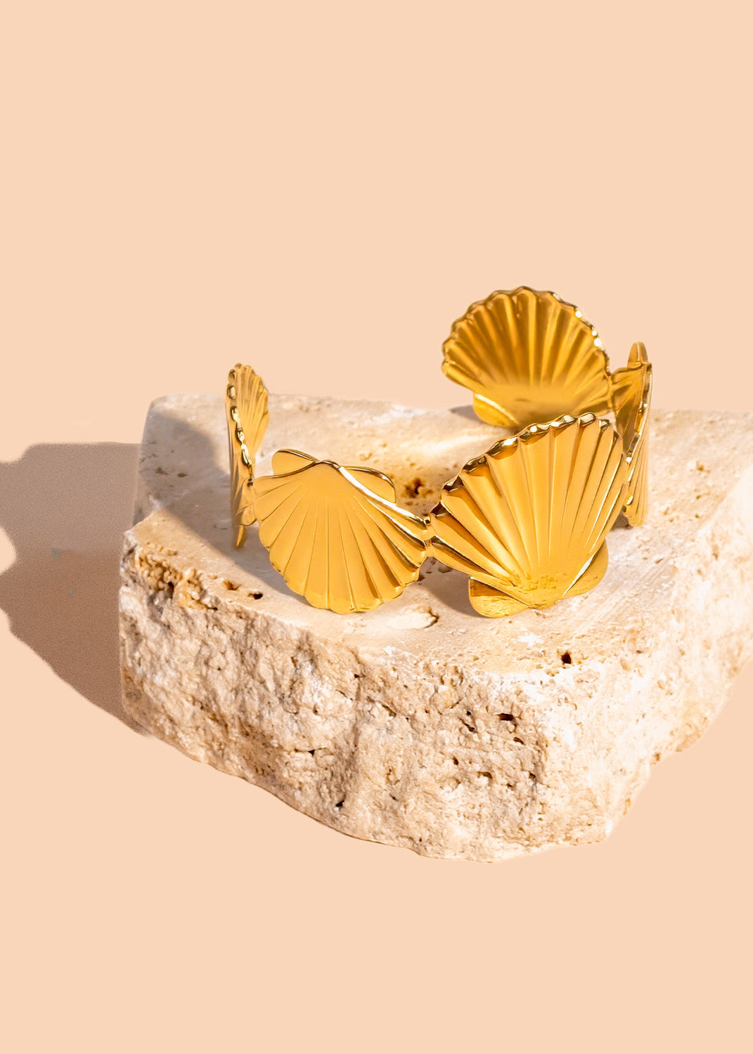 Son of a Beach Cuff - 18K Gold Plated over Stainless Steel