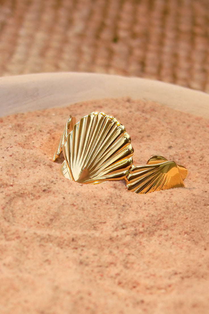 Son of a Beach Cuff - 18K Gold Plated over Stainless Steel