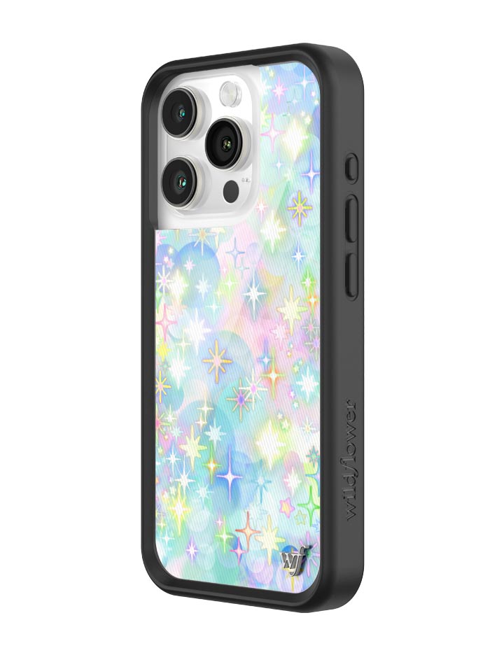 Wildflower iPhone case 15 Pro Sparkle City Stars Cute