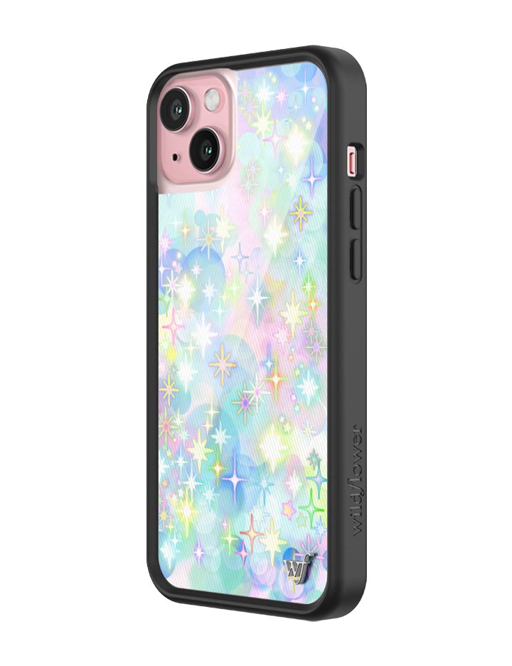 Wildflower iPhone case 15 Plus Sparkle City Stars Cute