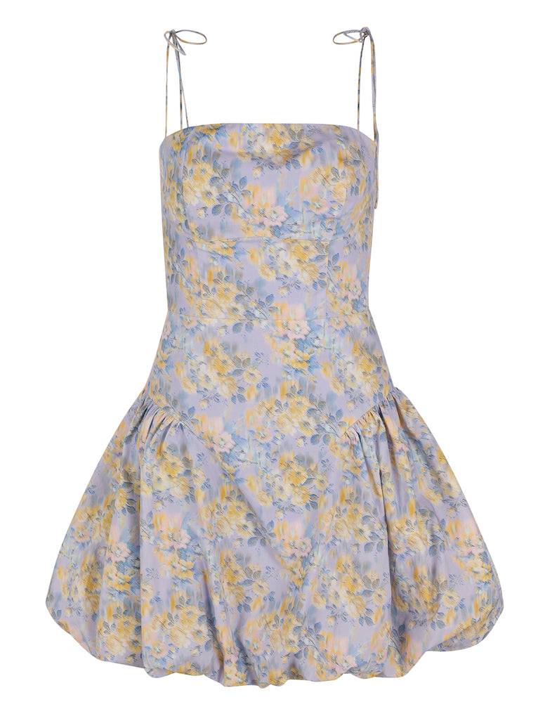 Bellevue - Poppy Mini Dress - Lavender Lemonade -