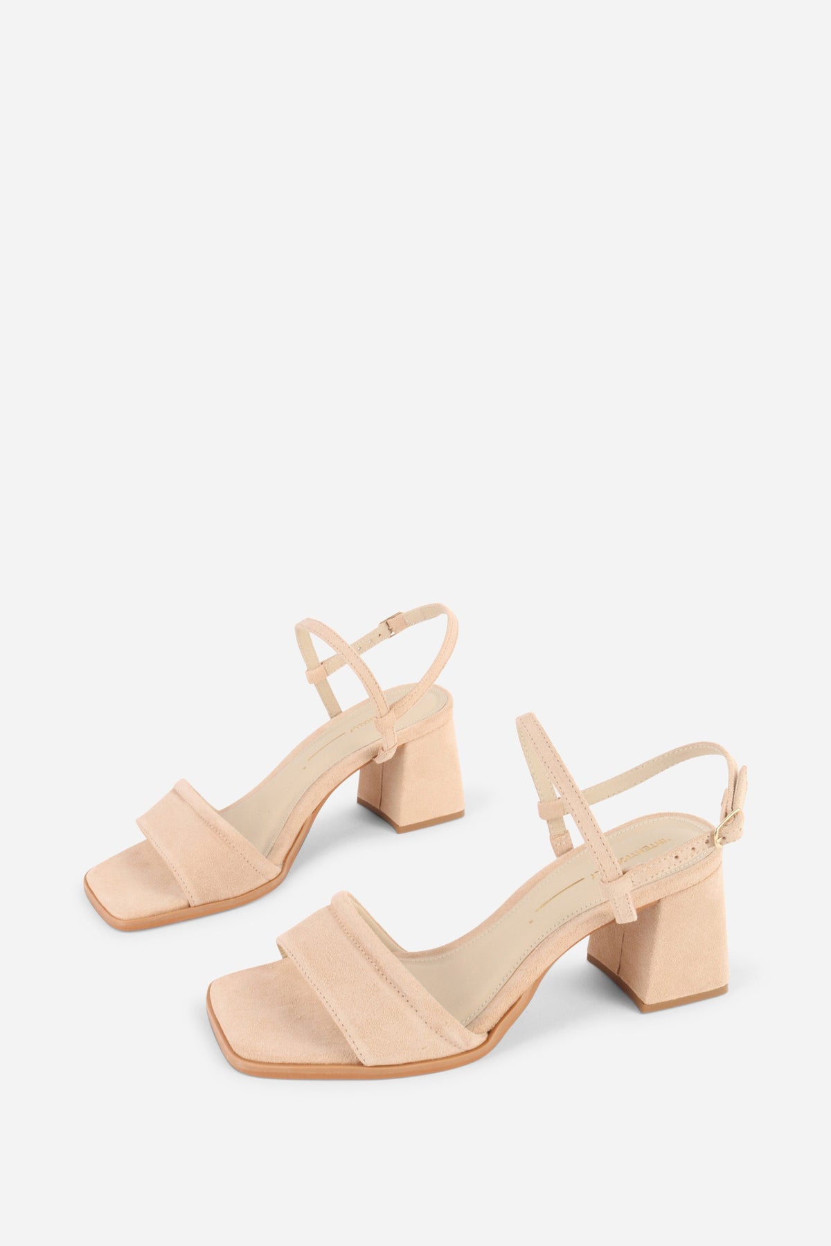Intentionally Blank - Validated Suede Heel - OATMILK SUEDE