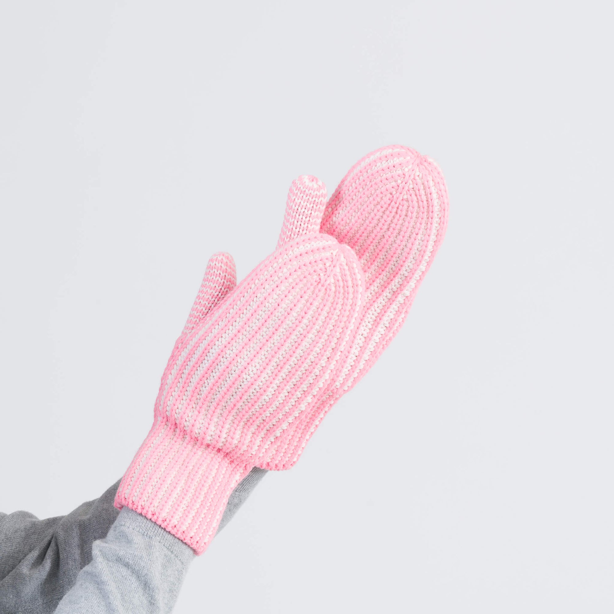 Verloop - Stripe Knit Mittens -